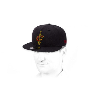 Cavaliers neri di chiné nero Team Heather 9Fifty Cavaliers